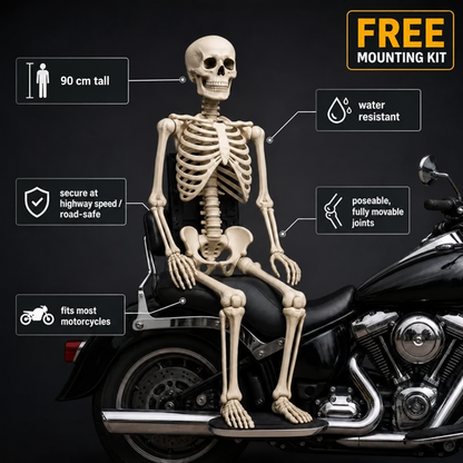 SkelRide™ - Motorcycle Skeleton Passenger Kit