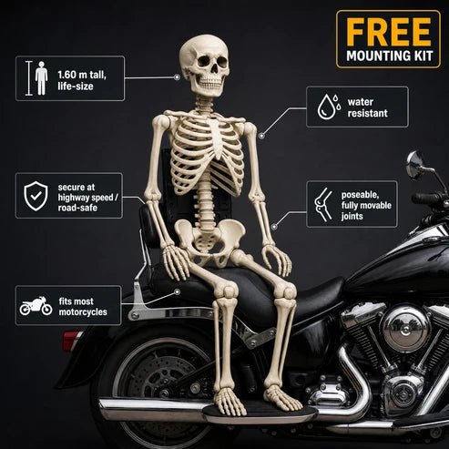 SkelRide™ - Motorcycle Skeleton Passenger Kit
